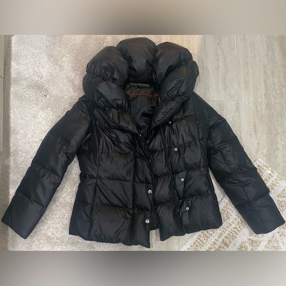 Via Spiga‎ black puffer jacket XS - Picture 3 of 8